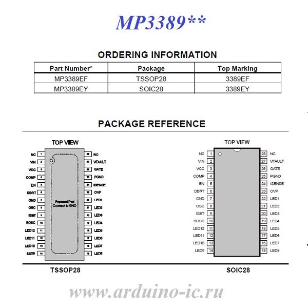 MP3389EF ORIGINAL